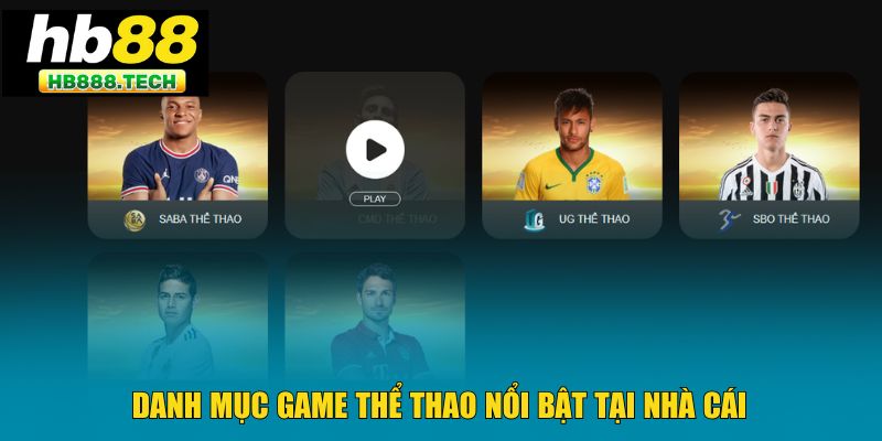 Danh mục game thể thao nổi bật tại nhà cái